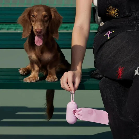 Set Dog Poop Bag Dispenser