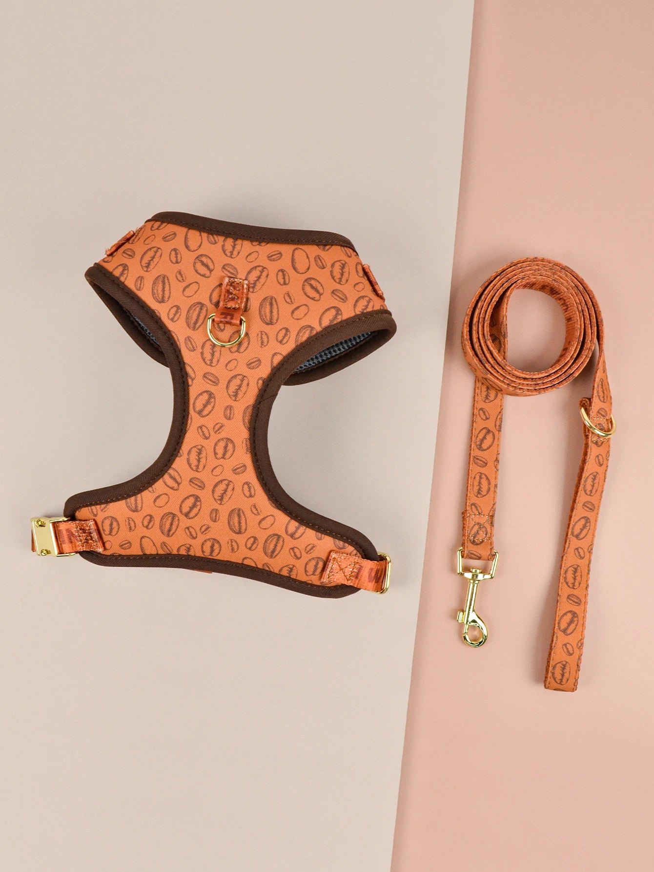 Printed Harness and Lead Set for Dogs – Comfort, Style and Fun Patterns