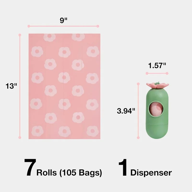 Set Dog Poop Bag Dispenser