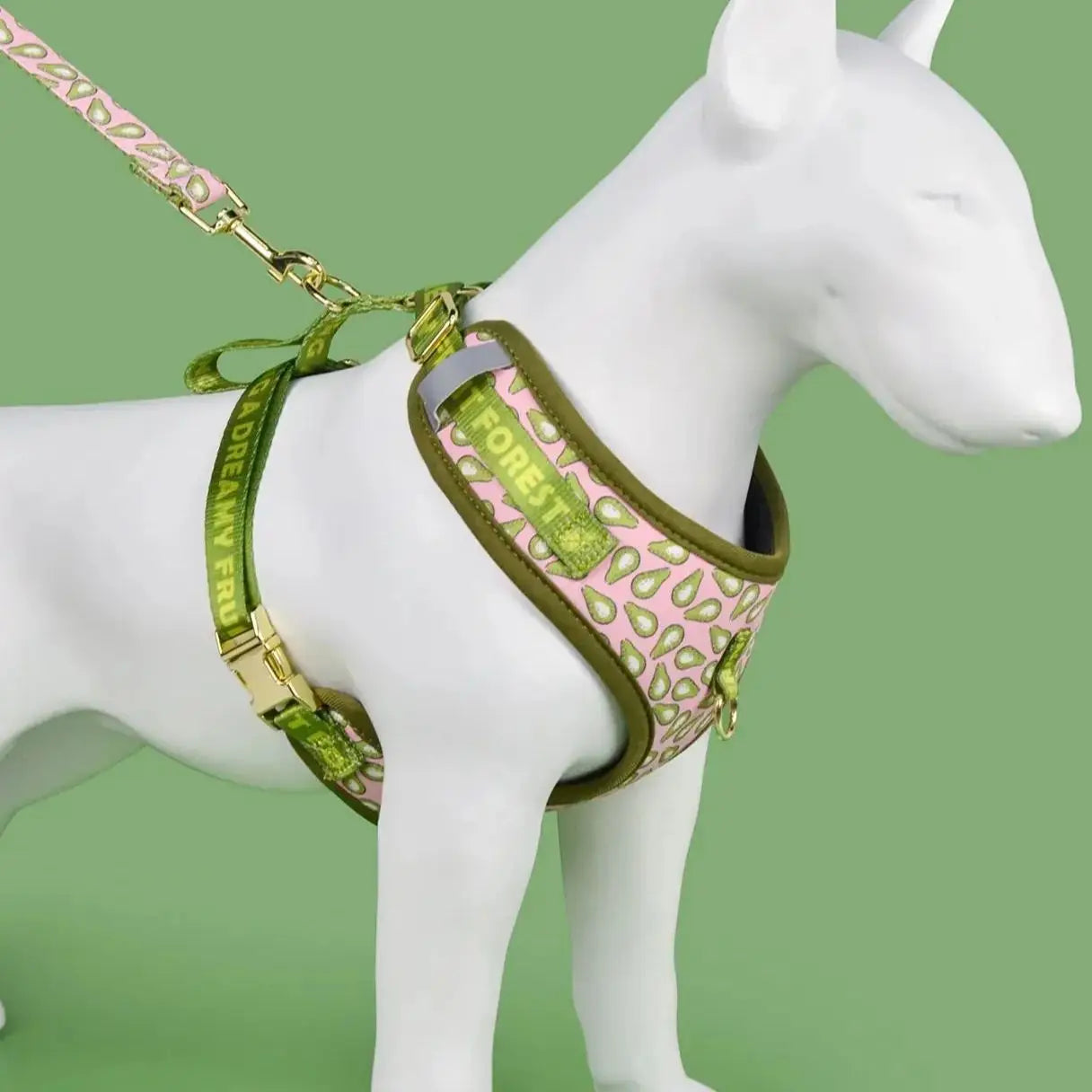 Printed Harness and Lead Set for Dogs – Comfort, Style and Fun Patterns