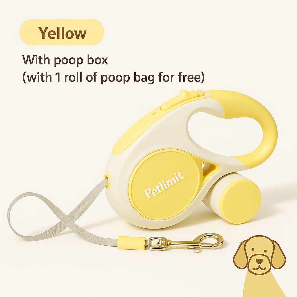 Retractable Lead โ Compact & Comfortable for Pets