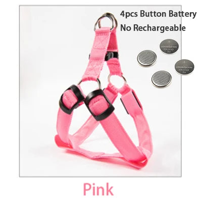 Adjustable LED Dog Harness