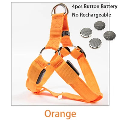 Adjustable LED Dog Harness