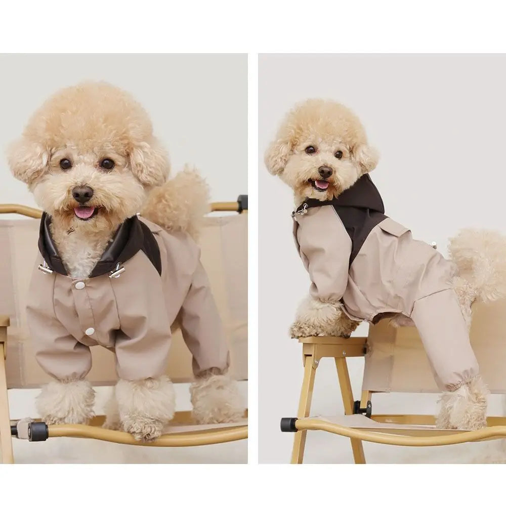 Pet Clothing Reflective Dog Raincoat Waterproof - High Visilibity