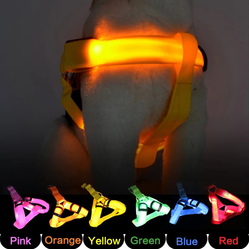 Adjustable LED Dog Harness