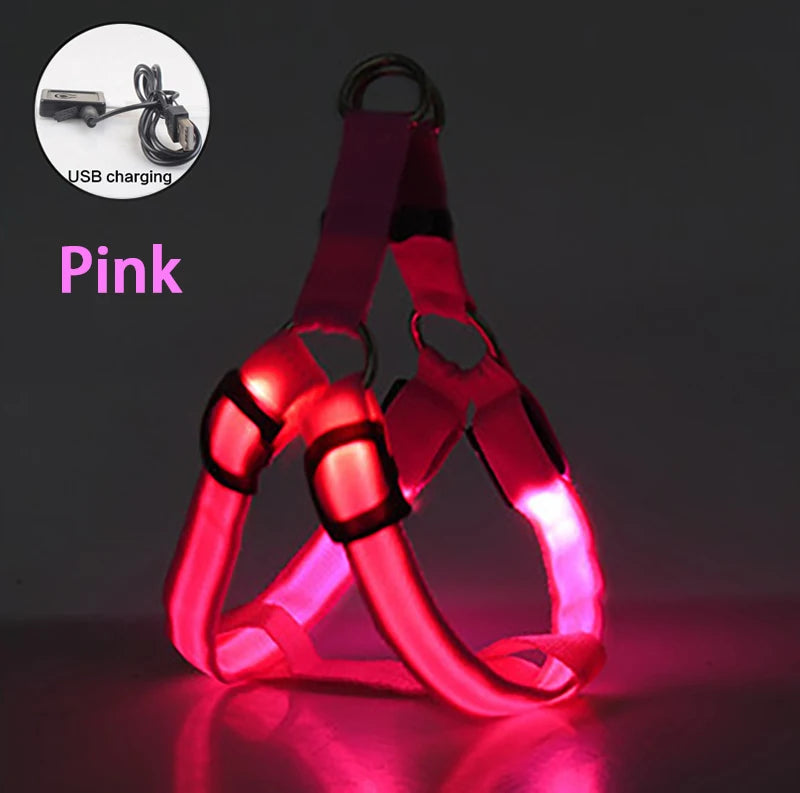 Adjustable LED Dog Harness