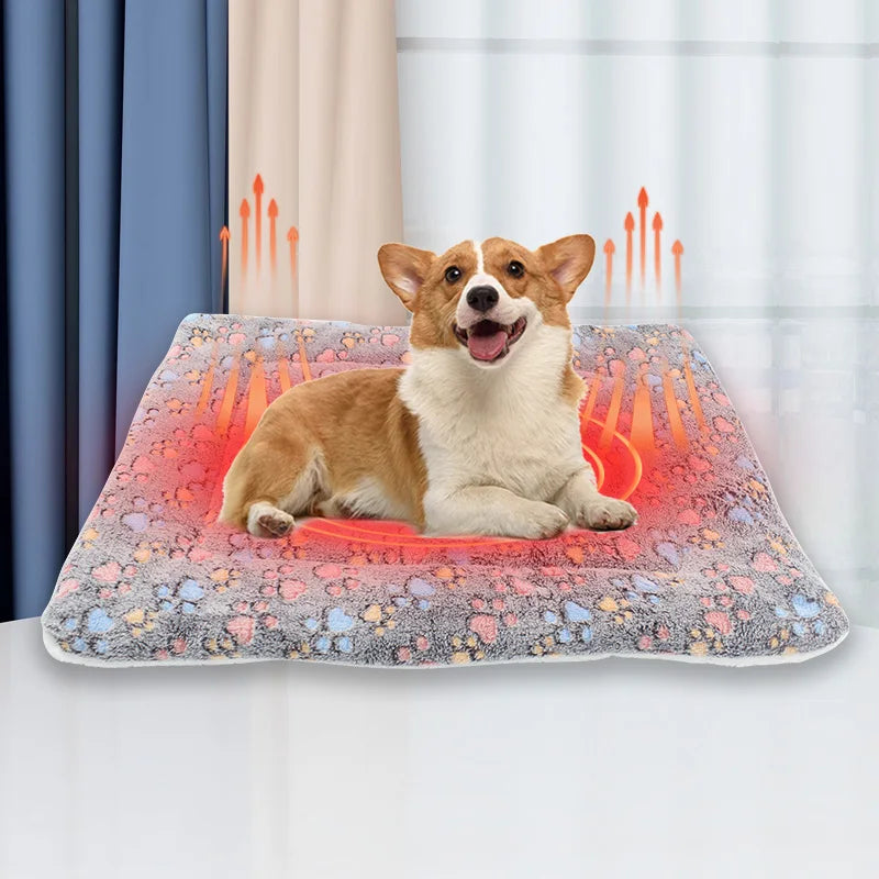 Flannel Thickened Dog Bed Mat Soft Pet Sleeping Mat