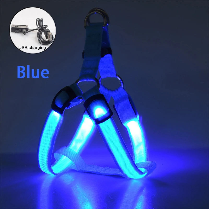 Adjustable LED Dog Harness